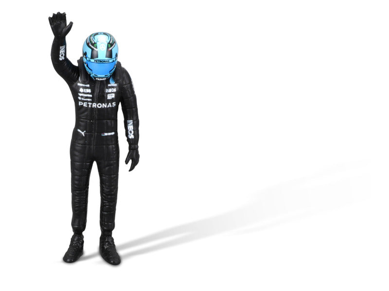 Mercedes modelové auto, bburago, George Russell, #63, 1:24, W14 E, s pilotem