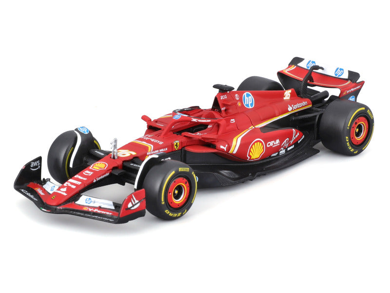 Model Ferrari SF-24 Charles Leclerc Červený