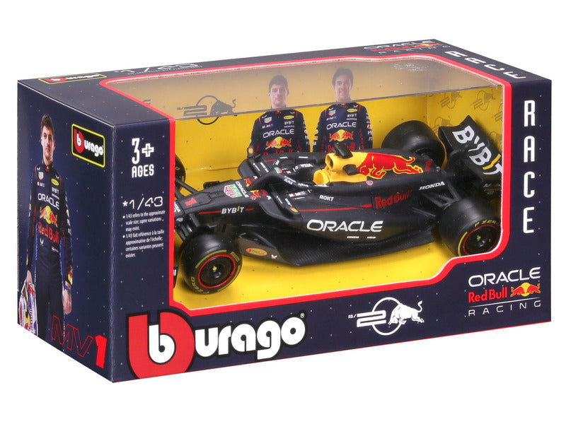 Red Bull Racing model auta Max Verstappen RB20 Bburago modrá
