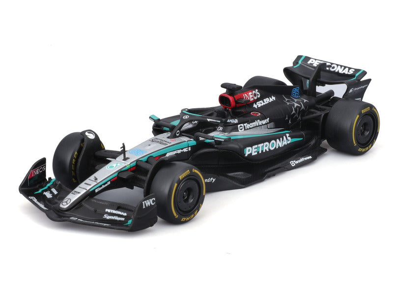 Mercedes modelové auto, bburago, George Russell, #63, 1:43, F1W15