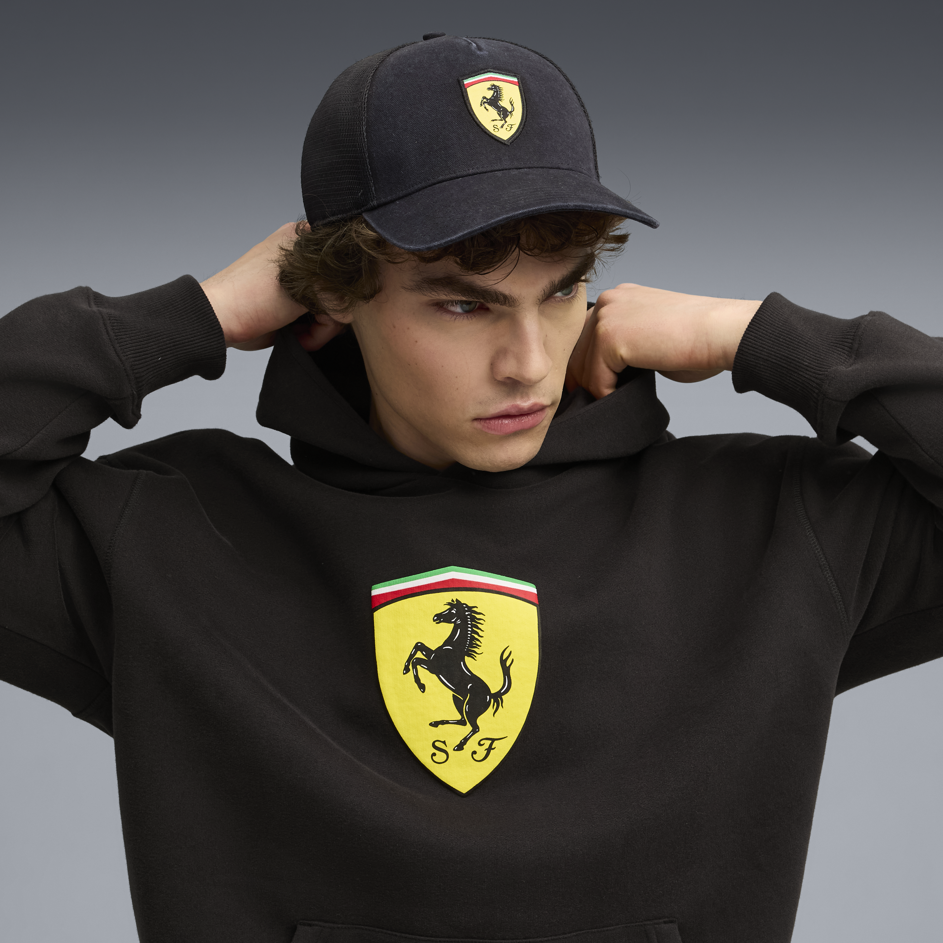 Ferrari Kamionová čepice, Puma, černá 🔥