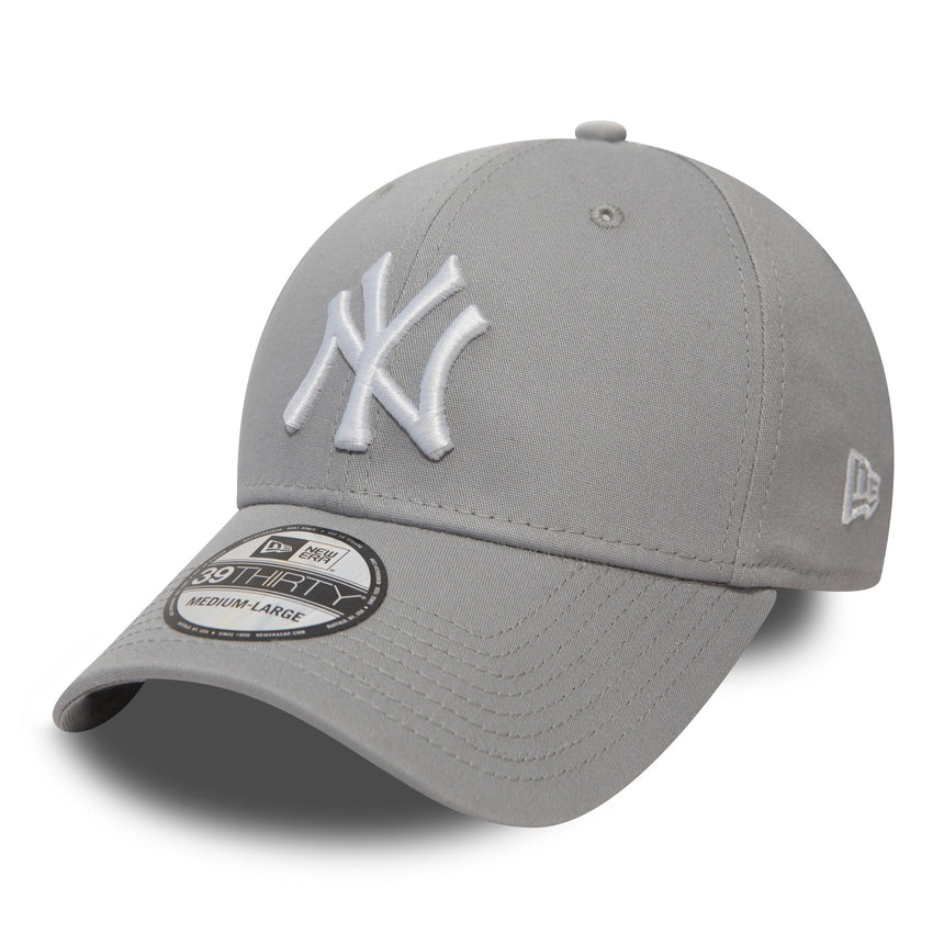 Kšiltovka New York Yankees, New Era, 39THIRTY, Základní, šedá