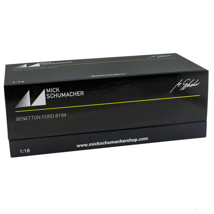 Mick Schumacher Model Car, Benetton Ford B194 Demo Run Belgium GP 2017, měřítko 1:18, modrá, 2017 - FansBRANDS®