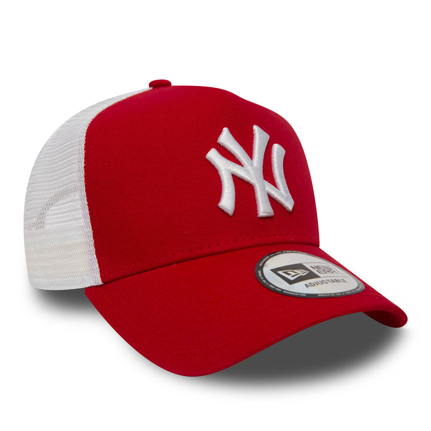Kšiltovka New York Yankees, New Era, truckerská, červená