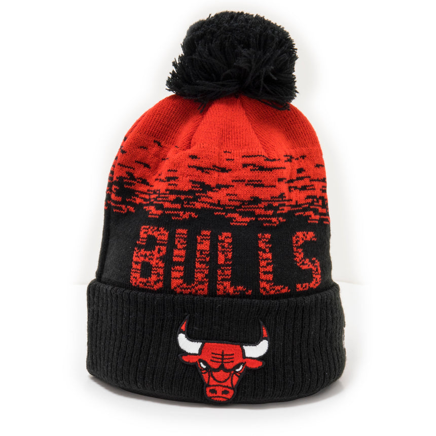 Čepice Chicago Bulls beanie, pletená s manžetou, NBA, New Era, vícebarevná