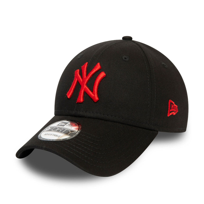 Čepice New York Yankees, červené logo, New Era, 9FORTY, Černá