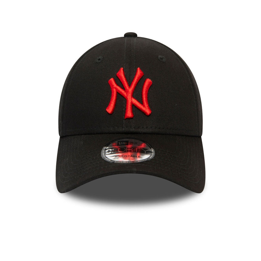 Čepice New York Yankees, červené logo, New Era, 9FORTY, Černá