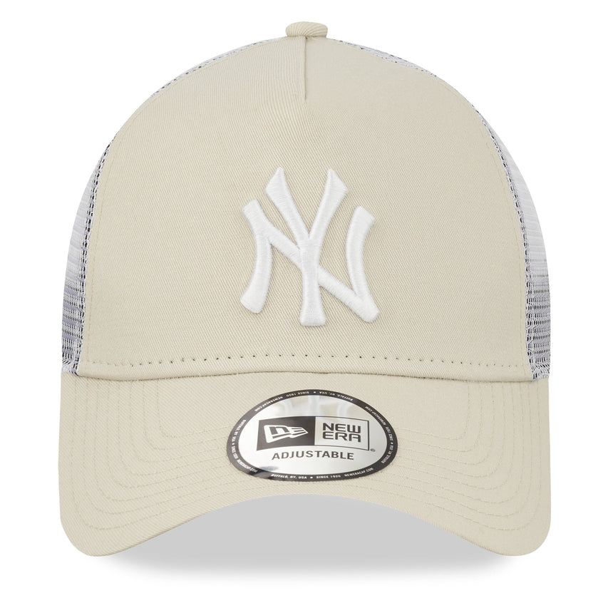 Kšiltovka New York Yankees, trucker, New Era, 9FORTY, základní, béžová