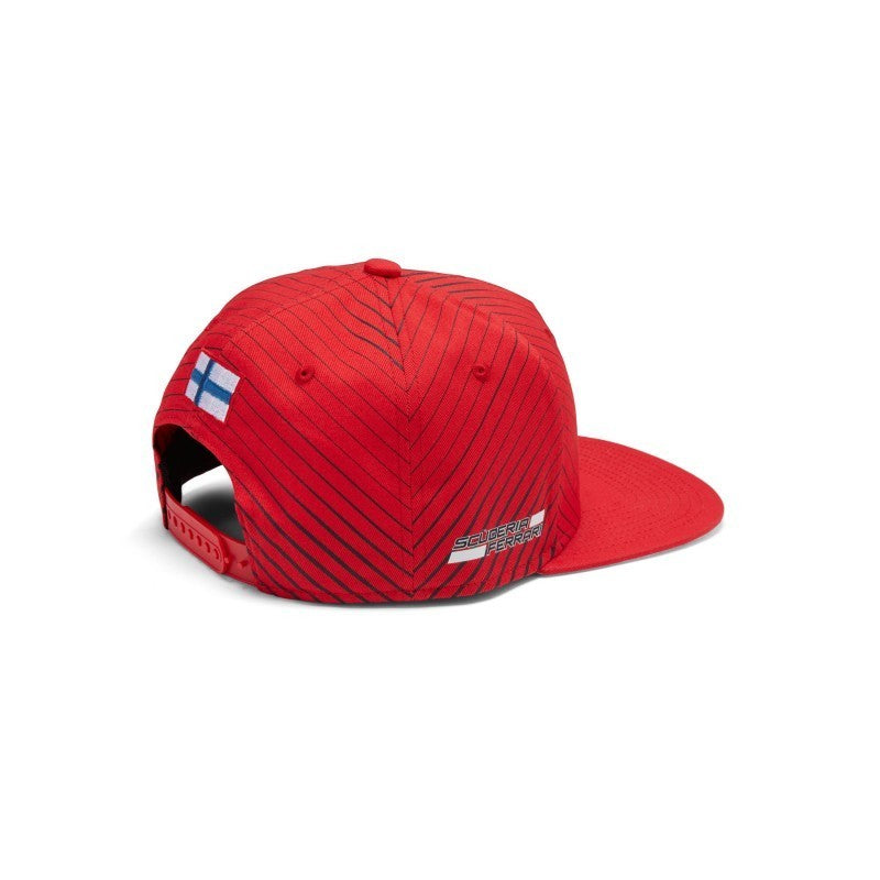 Kšiltovka Ferrari Flatbrim, Kimi Raikkönen, dospělý, červená, 2018 - FansBRANDS®