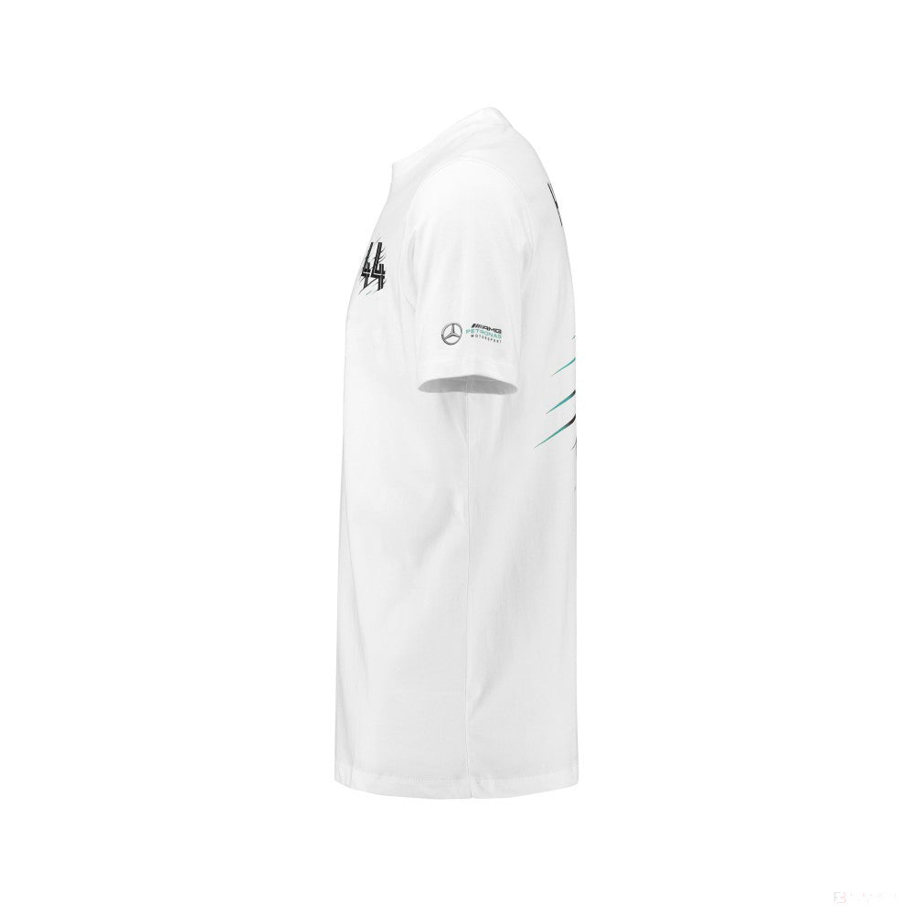 Dětské tričko Mercedes, Hamilton, bílé, 2018 - FansBRANDS®