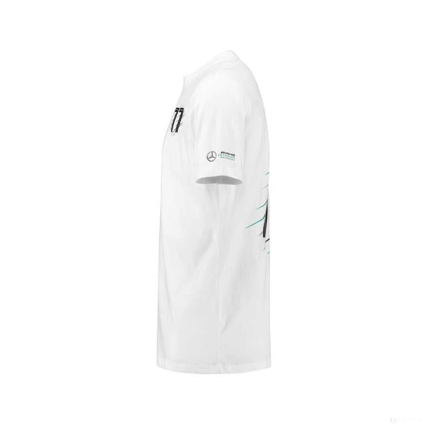 Mercedes dětské tričko, Bottas, bílé, 2018 - FansBRANDS®