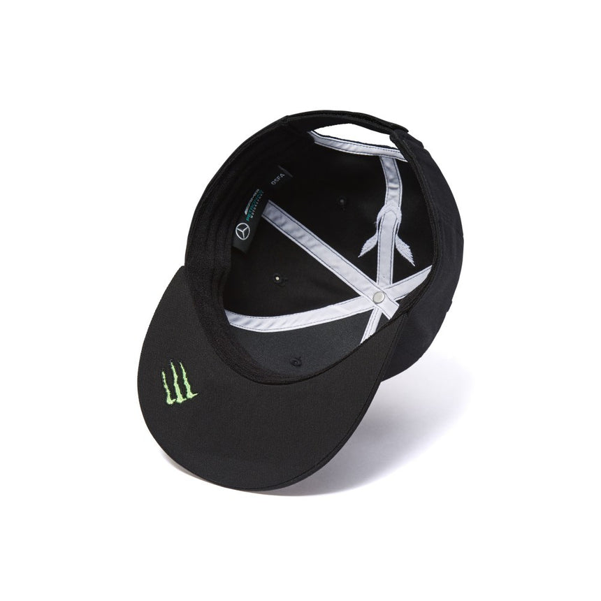 Mercedes Flatbrim Cap, Lewis Hamilton, dospělý, černá, 2018 - FansBRANDS®
