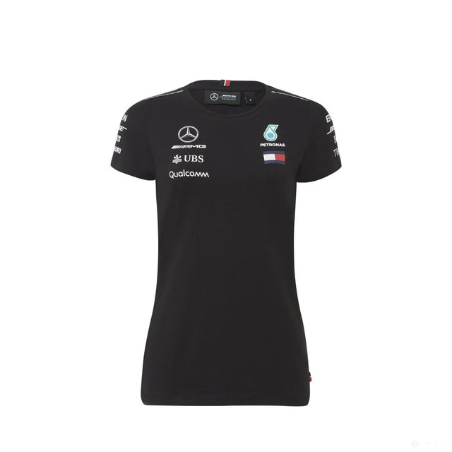 Dámské tričko Mercedes, Team, Black, 2018 - FansBRANDS®