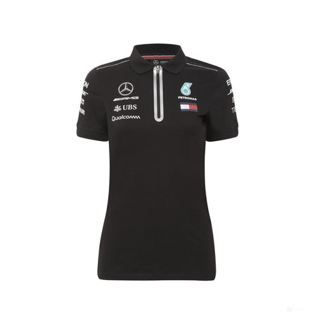 Mercedes Dámské Polo, Tým, Černá, 2018 - FansBRANDS®