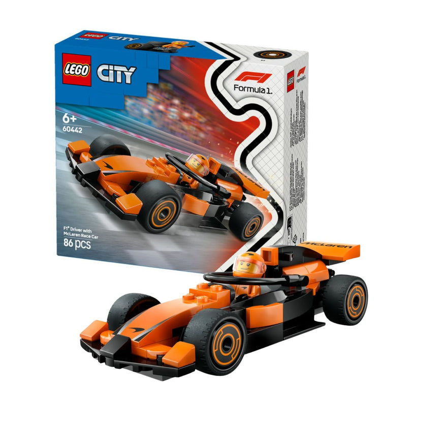 McLaren, F1 LEGO® City 60442, závodní auto s pilotem 🔥