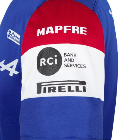 Alpské tričko, Esteban Ocon 31 Team, modré, 2021 - FansBRANDS®