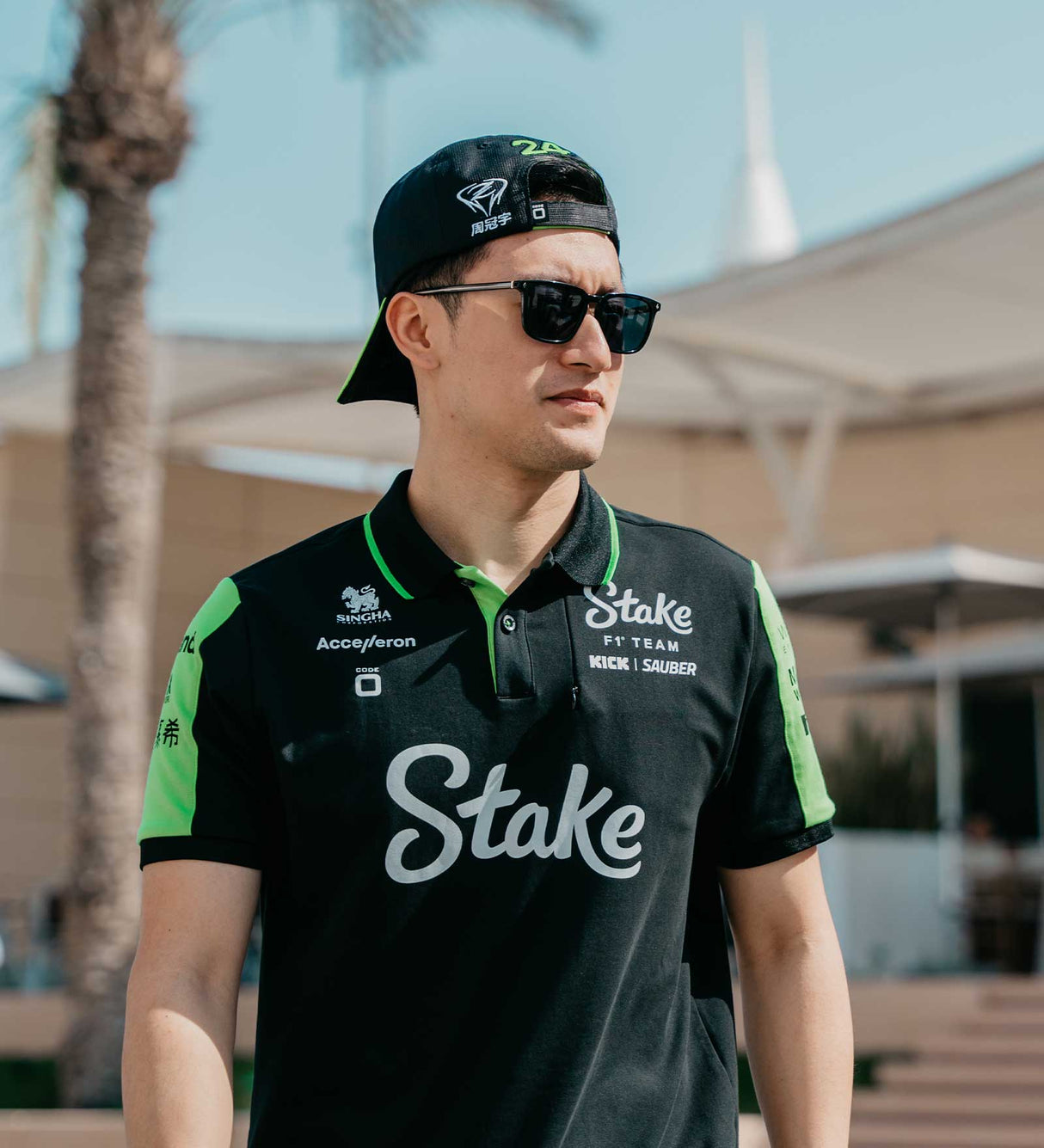 Sauber cap, CODE ZERO, Guanyu Zhou, black