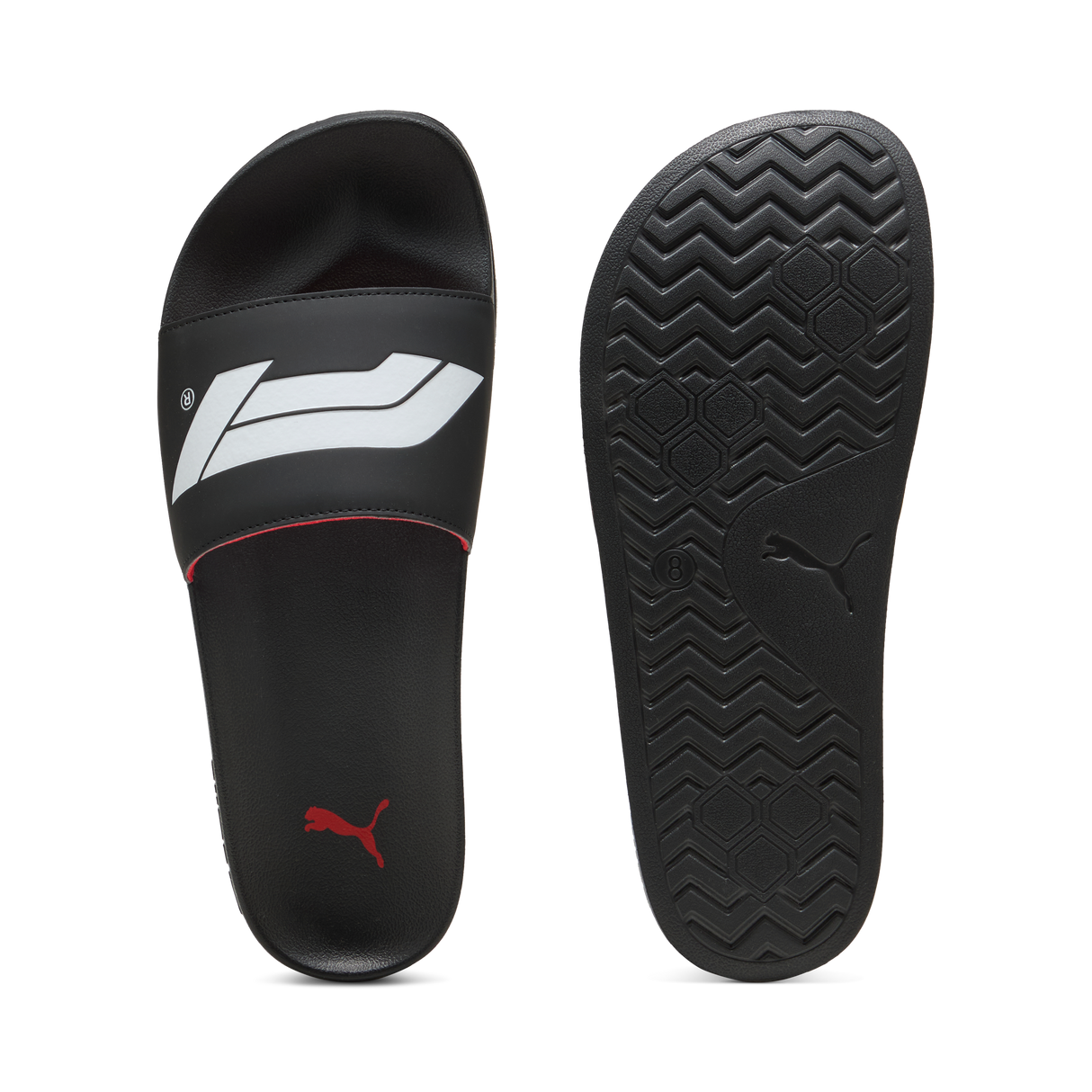 F1 Logo Pantofle, Puma, Leadcat 2.0, černé