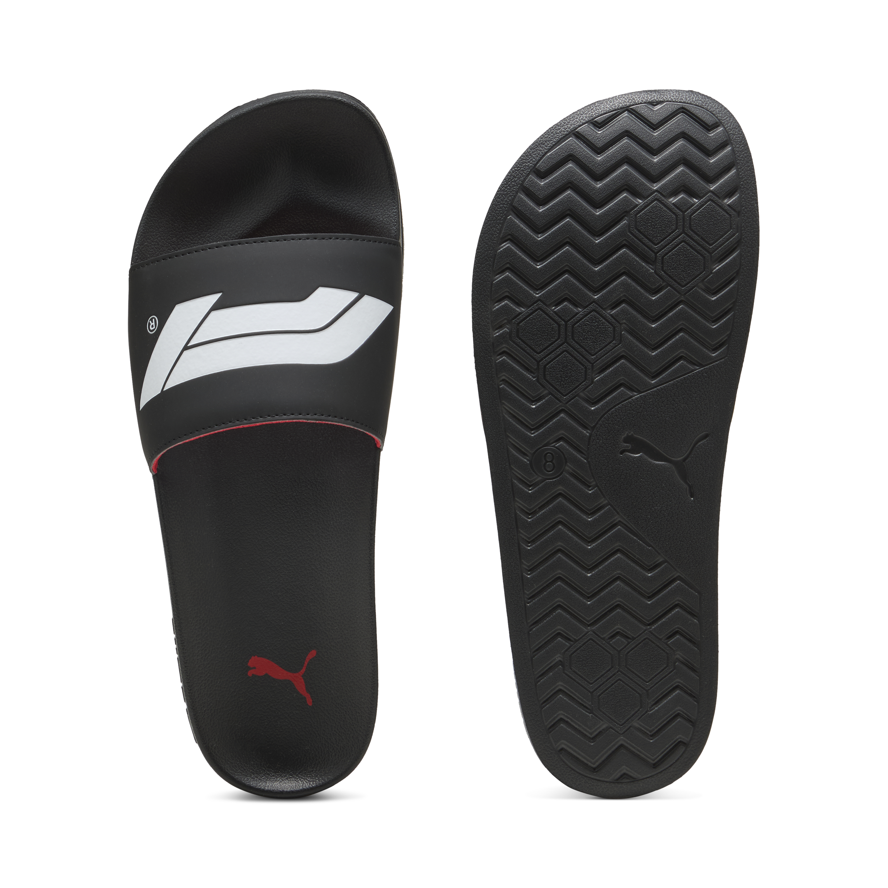 F1 Logo Pantofle, Puma, Leadcat 2.0, černé