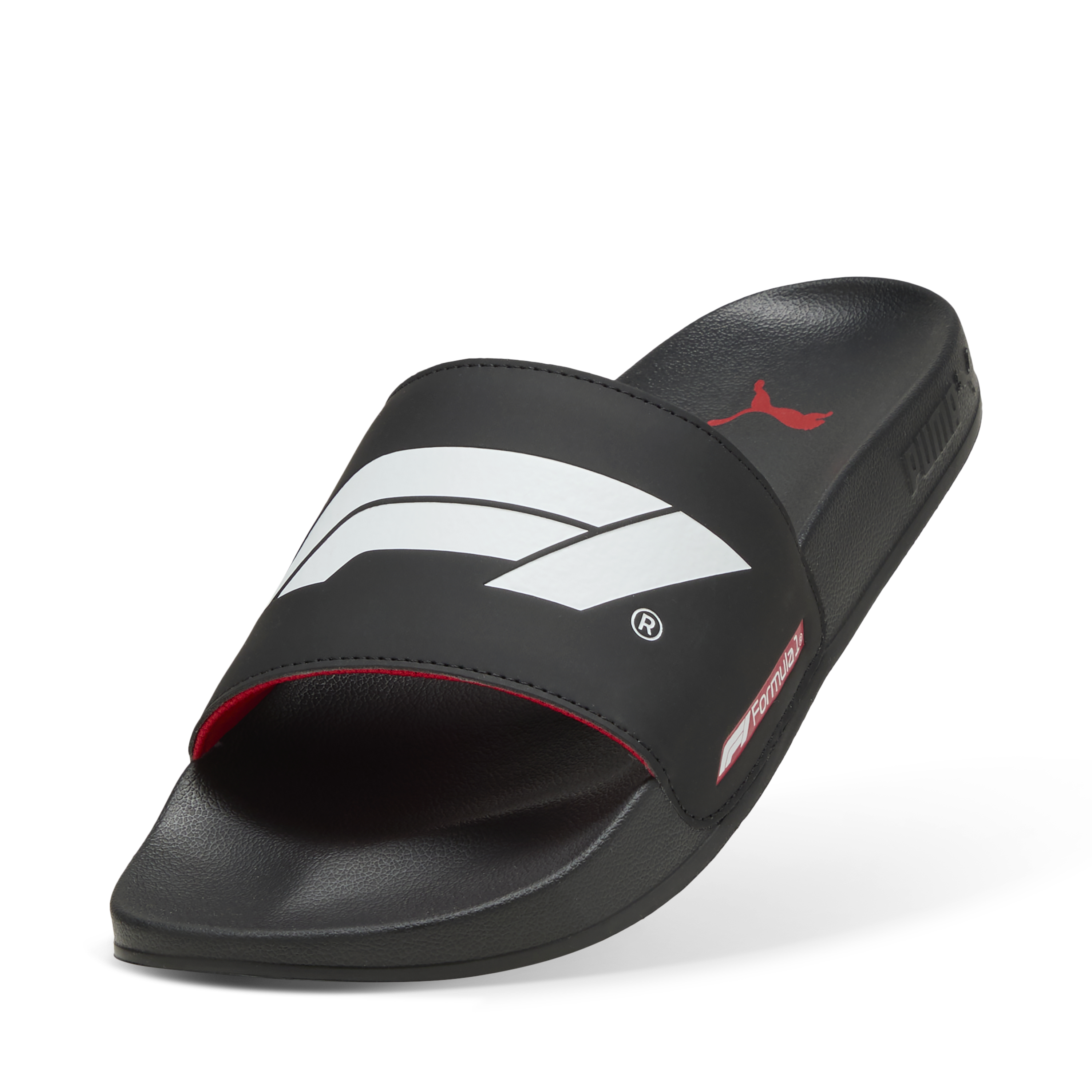F1 Logo Pantofle, Puma, Leadcat 2.0, černé