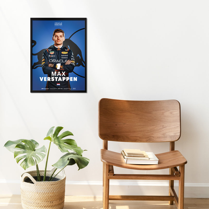 Originální F1 Print - Max Verstappen plakát (A3 velikost)