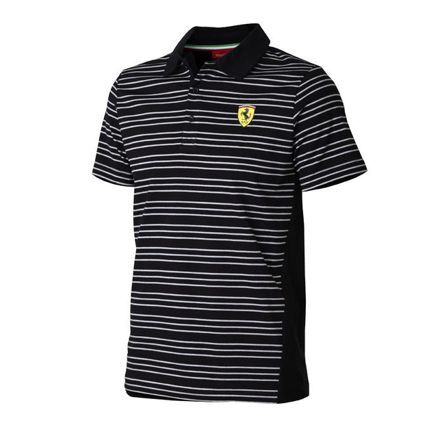 Ferrari Polo, pruhované, černé, 2015 - FansBRANDS®