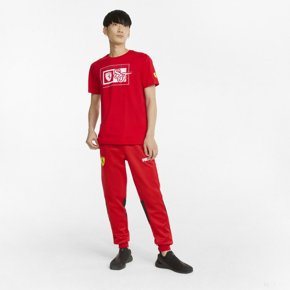 Tričko Puma Ferrari Race, červené, 2022 - FansBRANDS®