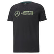AMG Mercedes Logo Tee Puma Black 2022 - FansBRANDS®