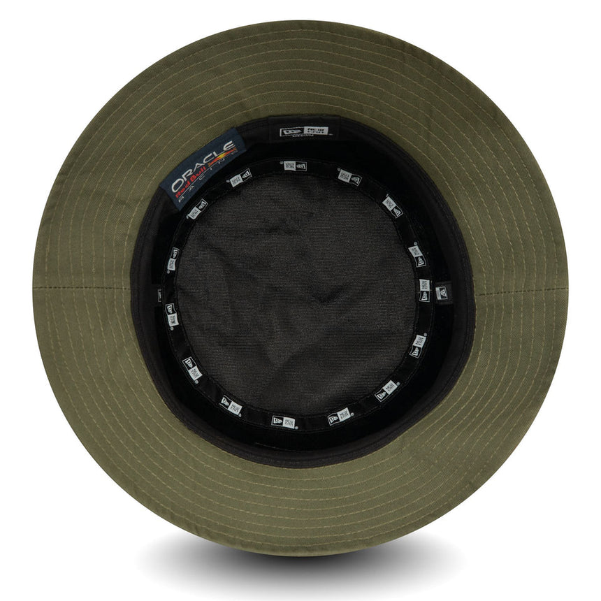 Red Bull Bucket Hat, New Era, Suede Tapered, Green
