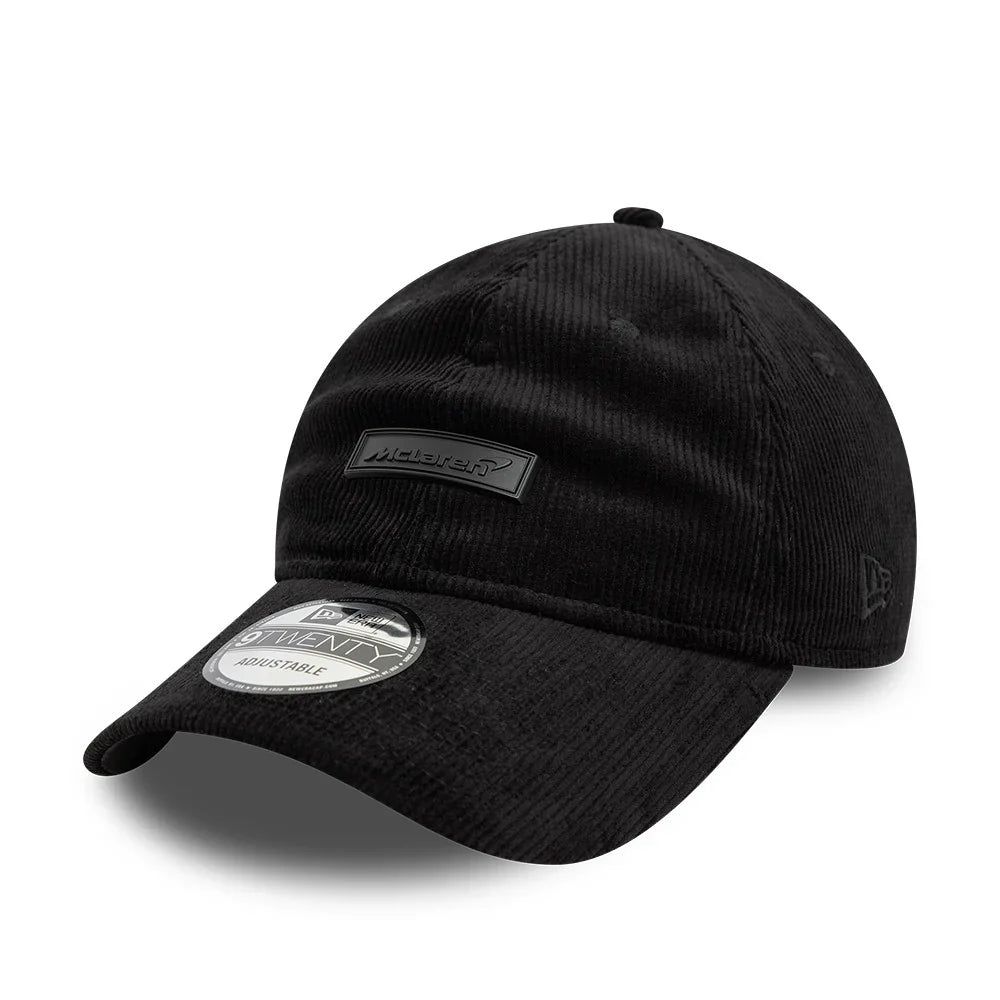 McLaren Cap, New Era, Kordelzug, schwarz