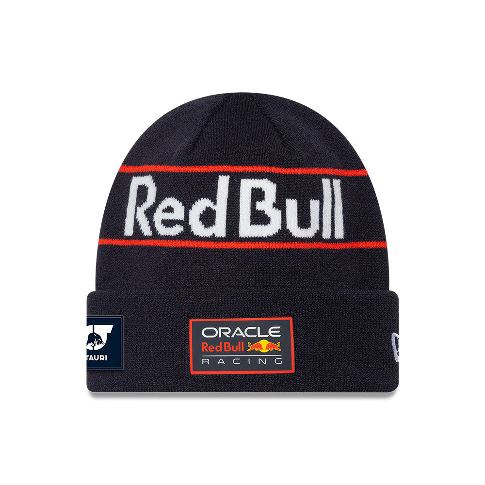Red Bull Racing pletená čepice, Max Verstappen, New Era, Modrá 🔥