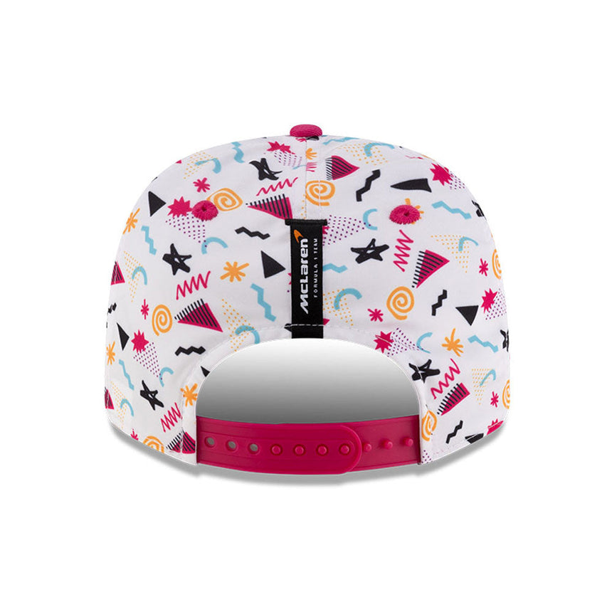 McLaren Baseball Cap, Miami, Lando Norris, New Era, 9SEVENTY SS, White 🔥