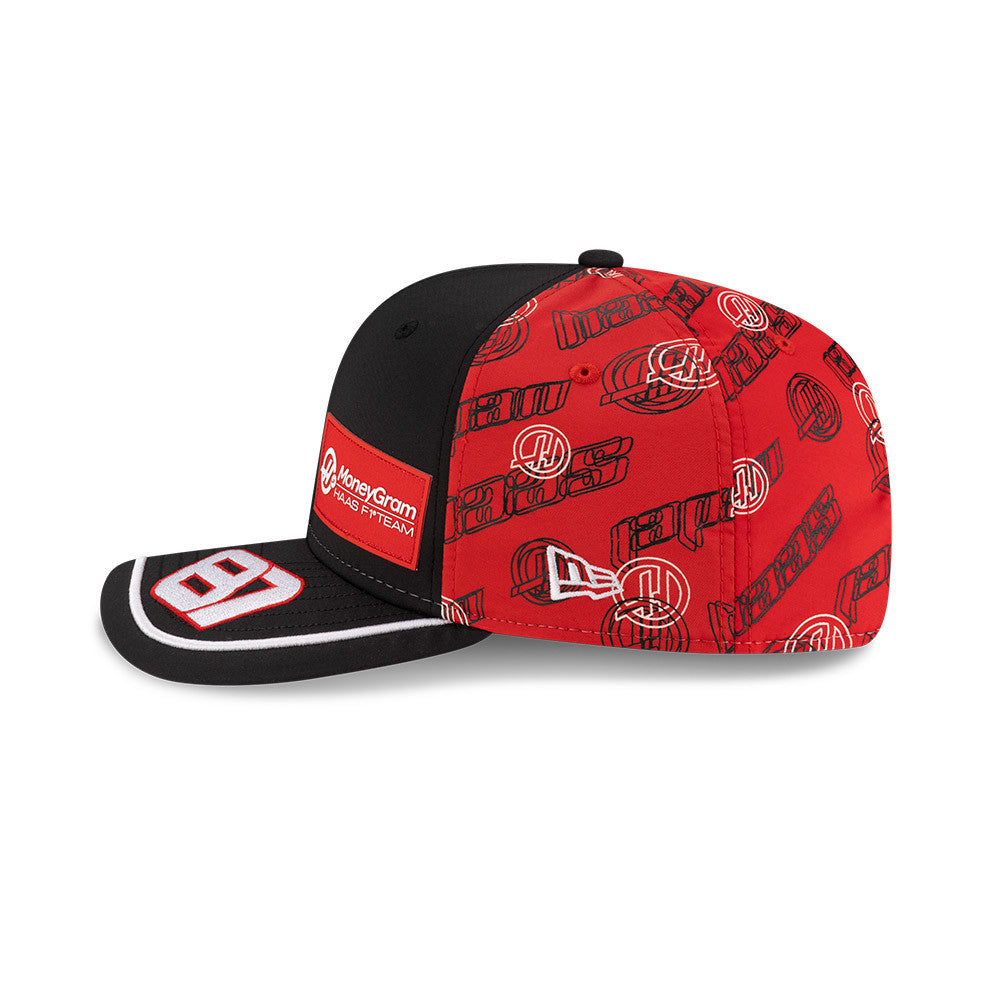 Haas F1 Baseballová čepice, Japonsko, Oliver Bearman, New Era, 9SEVENTY SS, černá 🔥