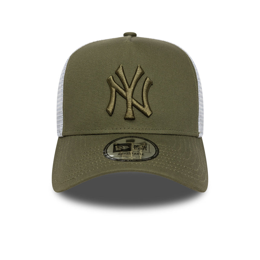 Kšiltovka New York Yankees, New Era, trucker, základní, khaki
