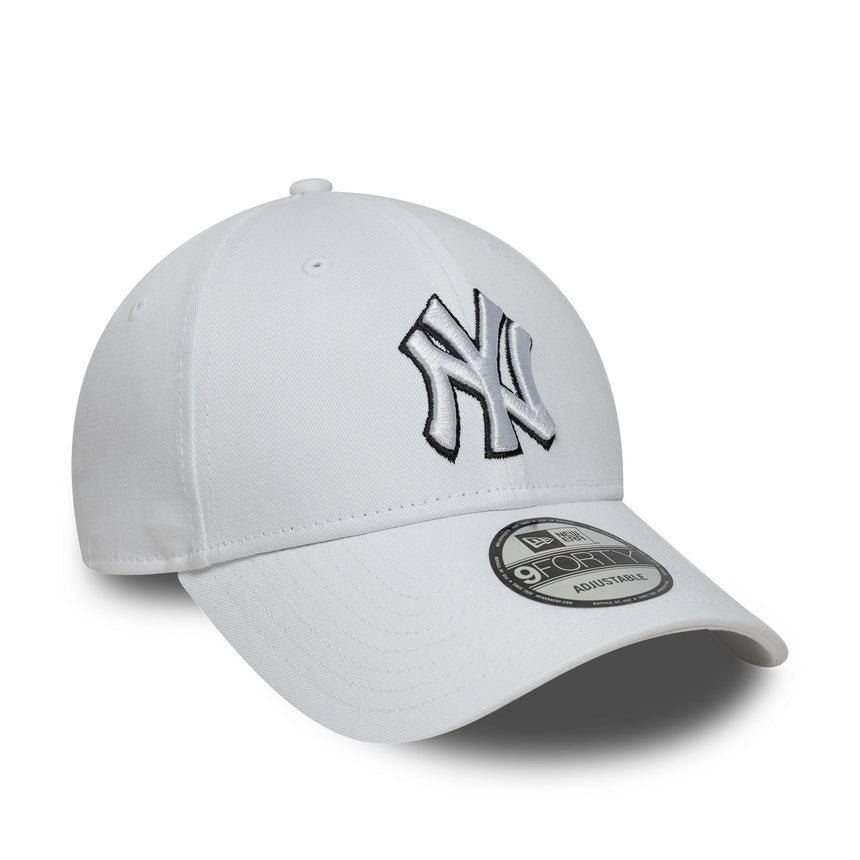 Kšiltovka New York Yankees, New Era, 9FORTY, bílá