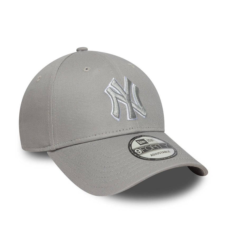 Kšiltovka New York Yankees, New Era, 9FORTY, pop outline, šedá