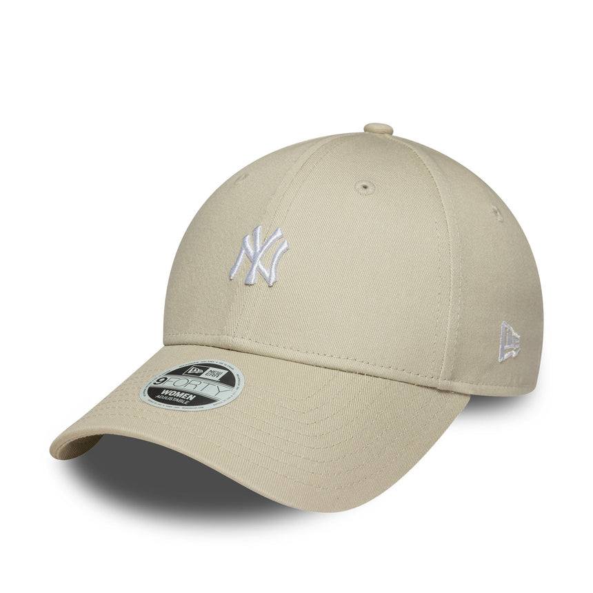 Kšiltovka New York Yankees, s malým logem, New Era, 9FORTY, béžová