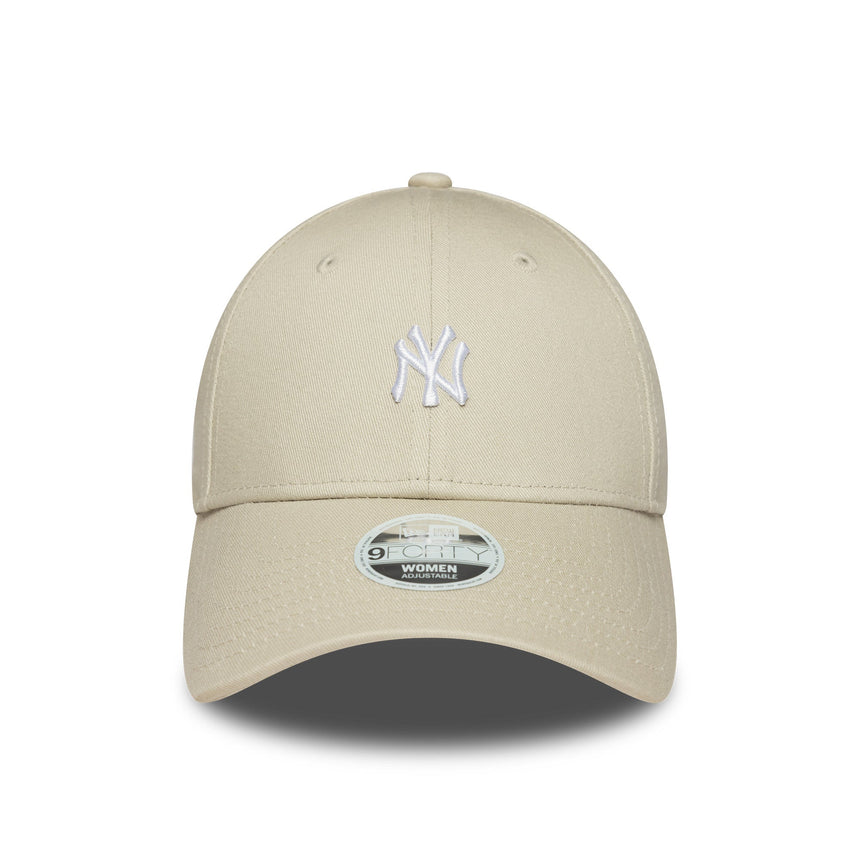 Kšiltovka New York Yankees, s malým logem, New Era, 9FORTY, béžová