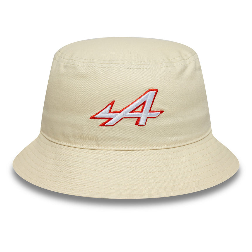 Alpská bucket hat, sezónní, zužený, New Era, 9FORTY, krémová