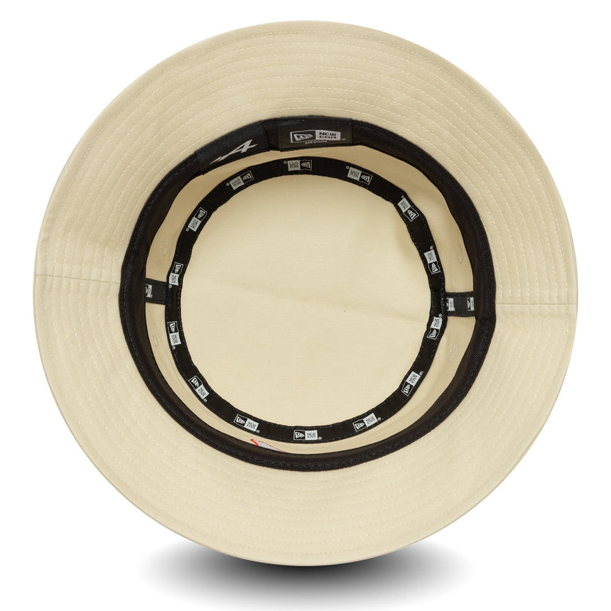 Alpská bucket hat, sezónní, zužený, New Era, 9FORTY, krémová