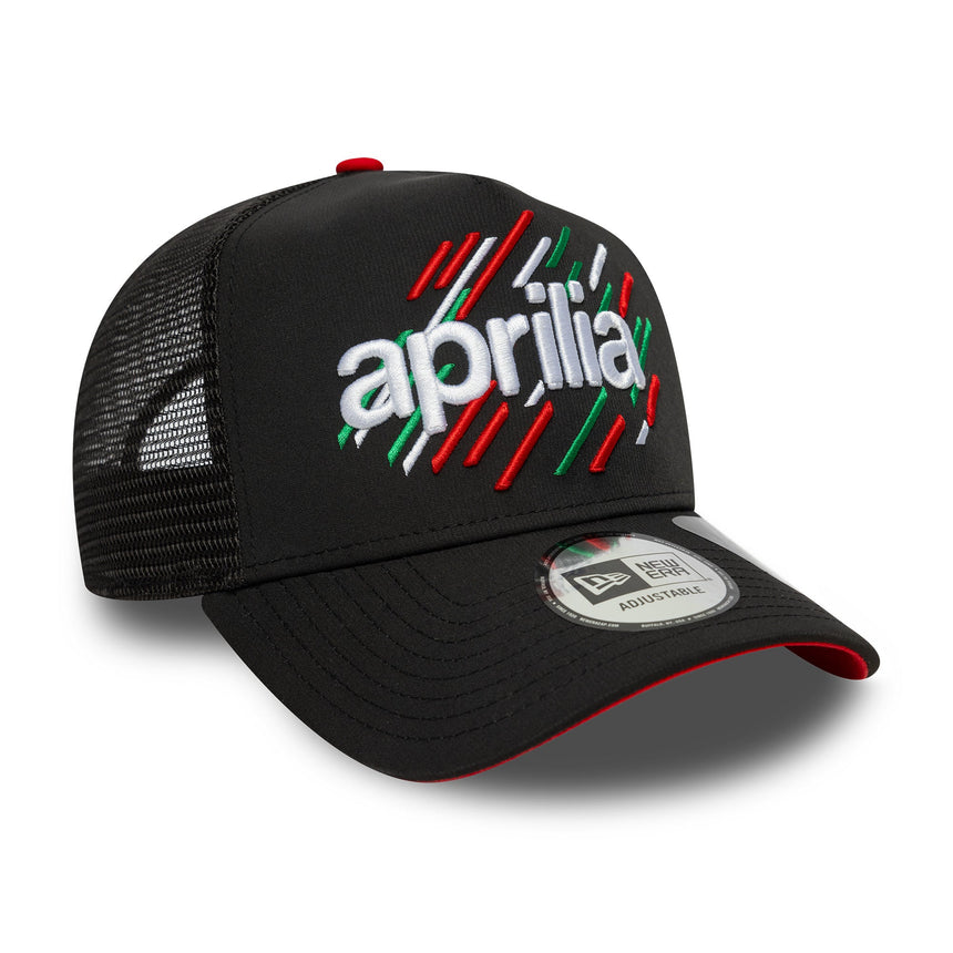 Aprila, čepice, trucker, A-Frame, černá
