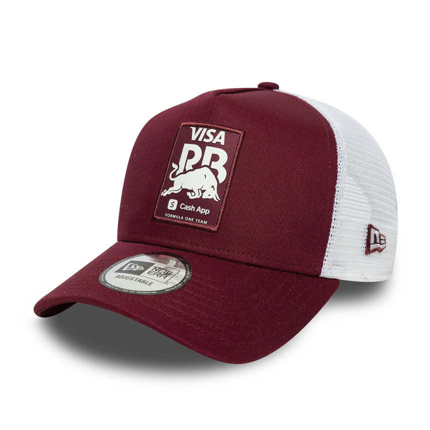 Kšiltovka Visa RB, trucker, sezónní, New Era, 9FORTY, burgundská