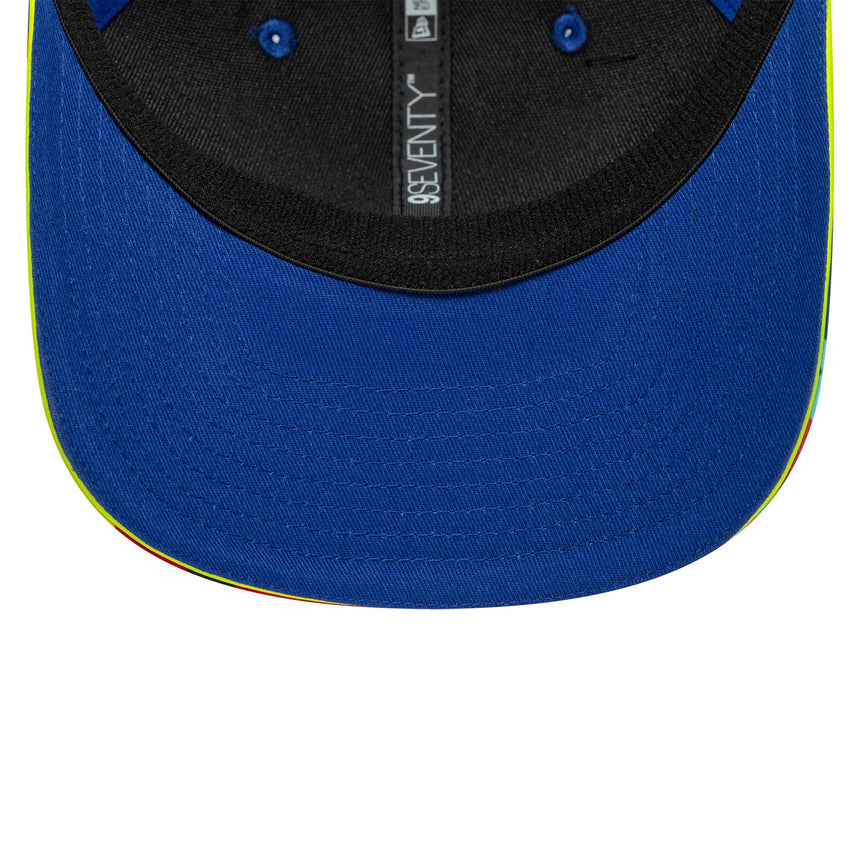 Valentio Rossi #46 kšiltovka, trucker, VR46, New Era, 9SEVENTY, modrá