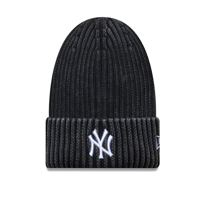 New York Yankees pletená Čepice s vypraným vzhledem, MLB, New Era, Černá