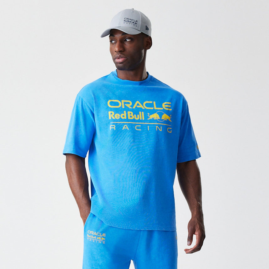 Red Bull Racing tričko, oversized, New Era, modré