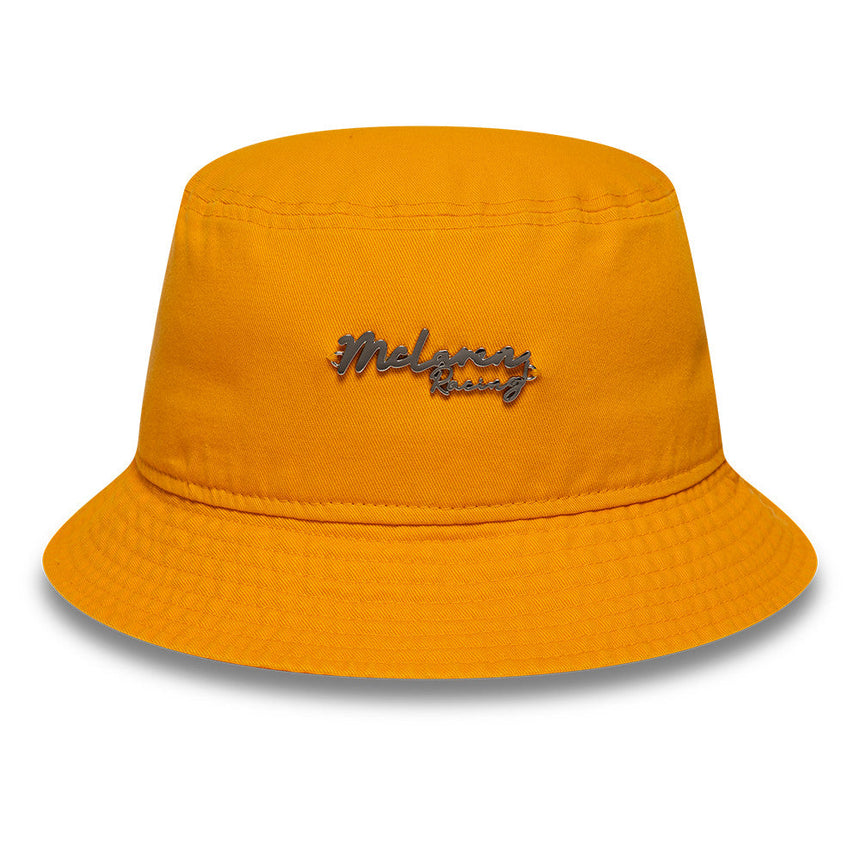 McLaren x Reiss bucket hat, zúžený střih, New Era, oranžová