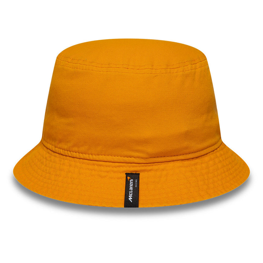 McLaren x Reiss bucket hat, zúžený střih, New Era, oranžová