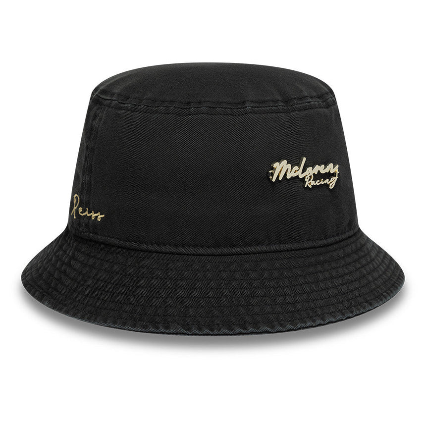 McLaren x Reiss bucket hat, zúžený střih, New Era, Černá