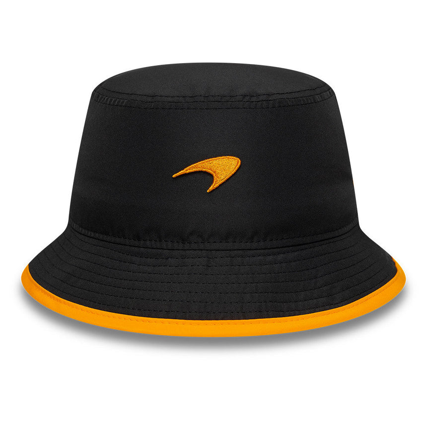 McLaren x Reiss klobouk typu bucket, sezónní, zúžený, New Era, 9FORTY, Černá