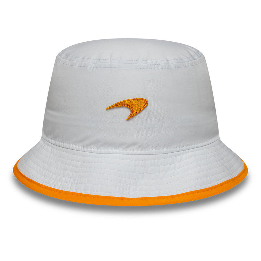 McLaren x Reiss klobouk typu bucket, sezónní, zužující se, New Era, 9FORTY, bílý